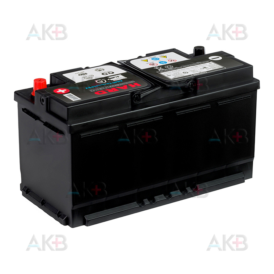 Автомобильный аккумулятор HARD AGM 95Ah 850A (353x175x190)