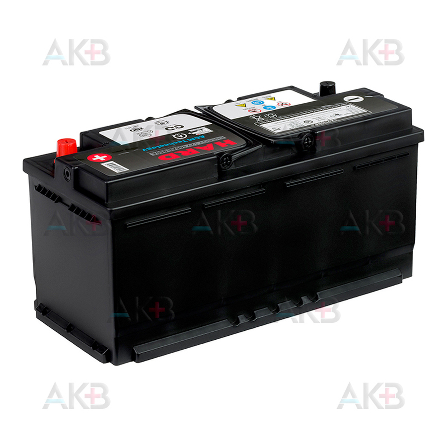Автомобильный аккумулятор HARD AGM 105Ah 950A (393x175x190)
