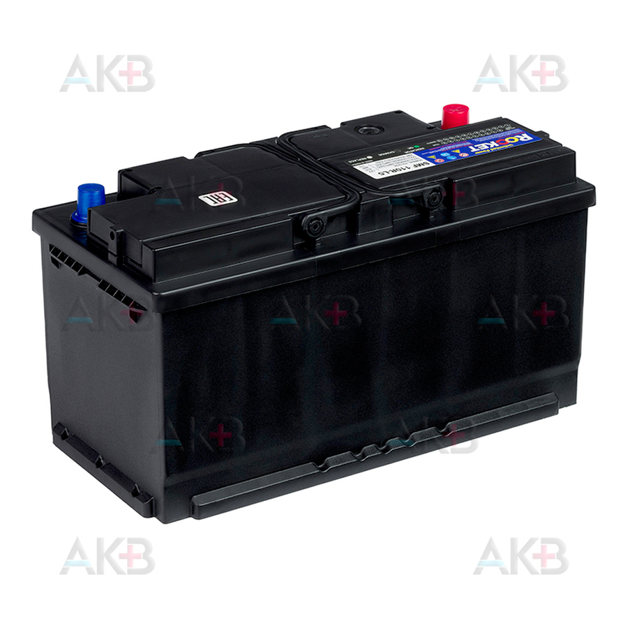 Автомобильный аккумулятор Rocket 110Ah 860A прям. пол. (353x175x190) SMF 110R-L5