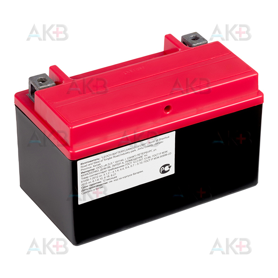 Мото аккумулятор WBR SMT12-7 AGM 7 Ач 90А прямая пол.(150x87x93) YTX7A-BS