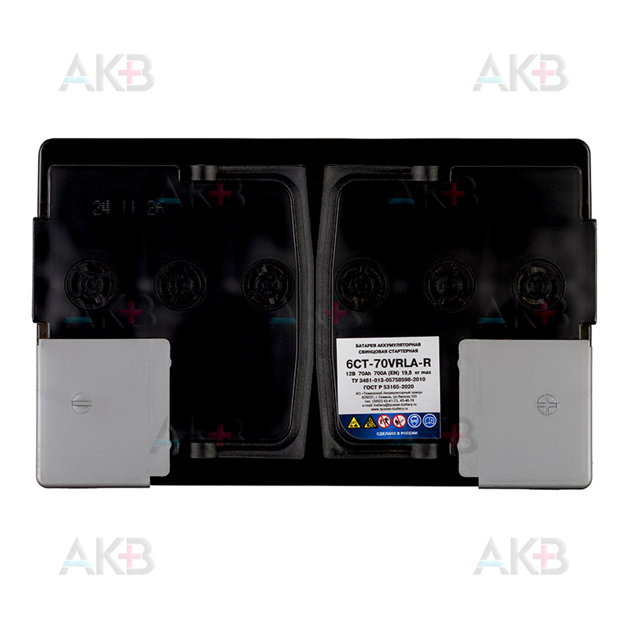 Автомобильный аккумулятор Tyumen Battery Premium AGM 70Ah обр. пол. 700A (278x175x190) 6СТ-70VRLA