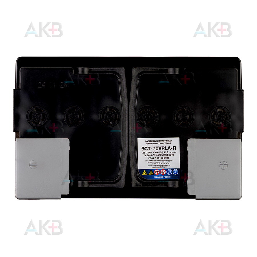 Автомобильный аккумулятор Tyumen Battery Premium AGM 70Ah обр. пол. 700A (278x175x190) 6СТ-70VRLA