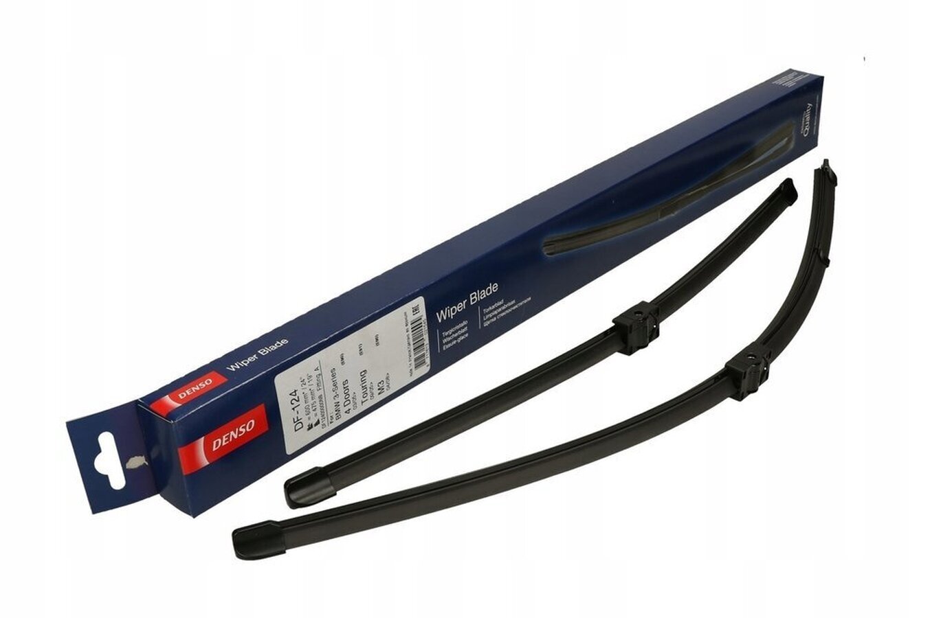 Щетки стеклоочистителя  DENSO DF-124 комплект 650мм/26 и 475мм/19 (бескаркасные)