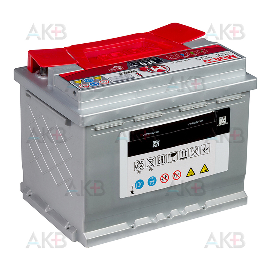 Автомобильный аккумулятор Mutlu SFB 3 56319 63Ач 640A обр. пол. (242x175x190) L2.63.064.A