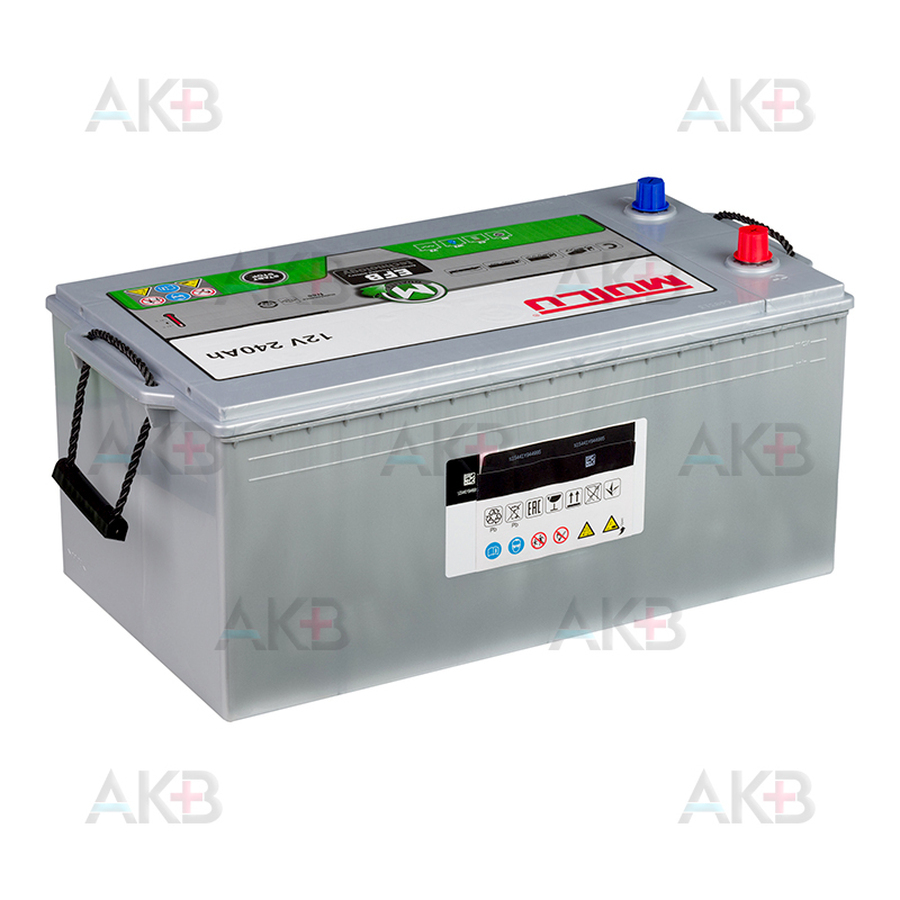 Автомобильный аккумулятор Mutlu EFB 240 Ач 1250A обр. пол. (517х273х240) EFB.D6.240.125.B