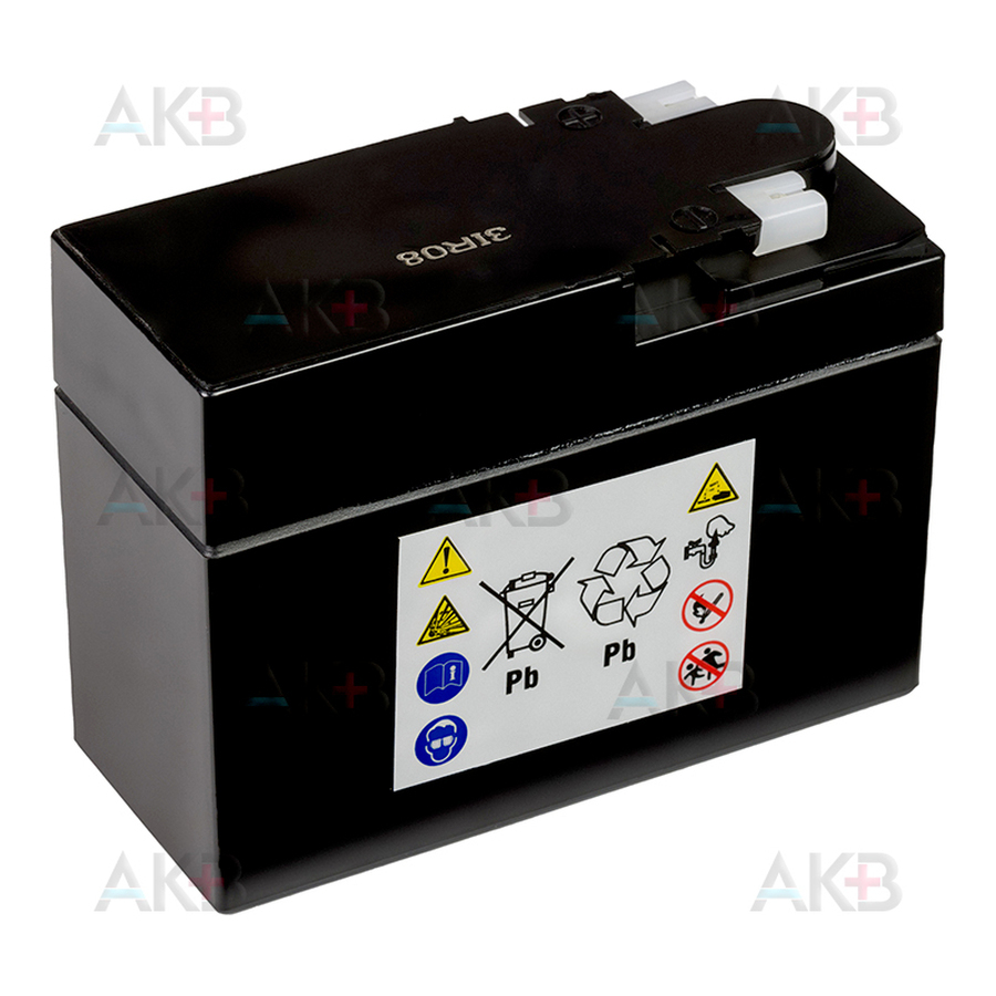 Мото аккумулятор HARD AGM 2.5 Ah 45А клеммы сбоку (114x49x86) CT 12026 YTR4A-BS