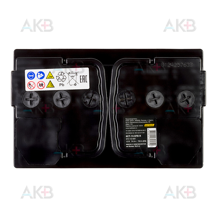 Автомобильный аккумулятор Forse EFB 74 Ач 710A обр. пол. (278x175x175) Start-Stop 574114051