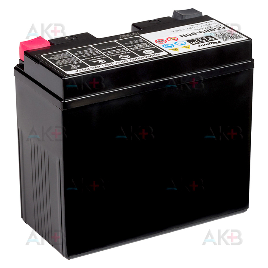 Мото аккумулятор RDrive OEM AGM 65989-90B GYZ20HL 12V 23.1Ah 330А обр. пол. (175x87x155)