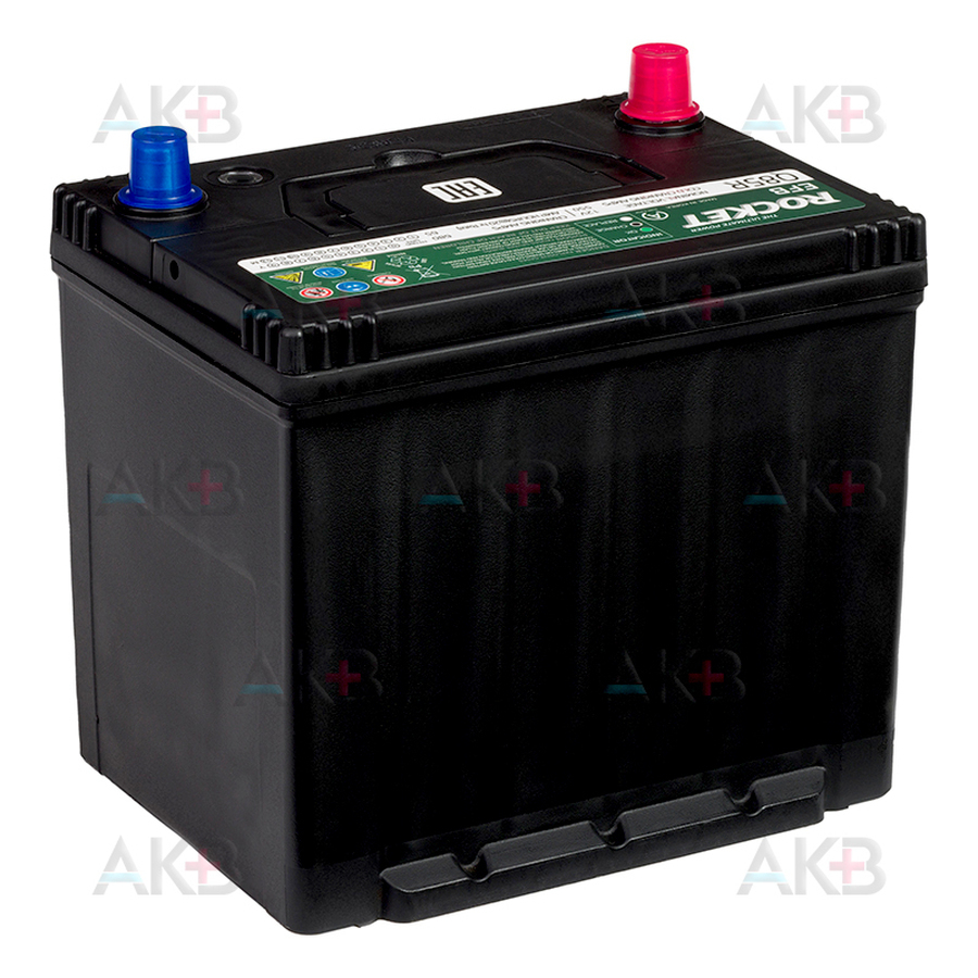 Автомобильный аккумулятор Rocket EFB Q85R 65Ah 680A прям. пол. (232x175x225)