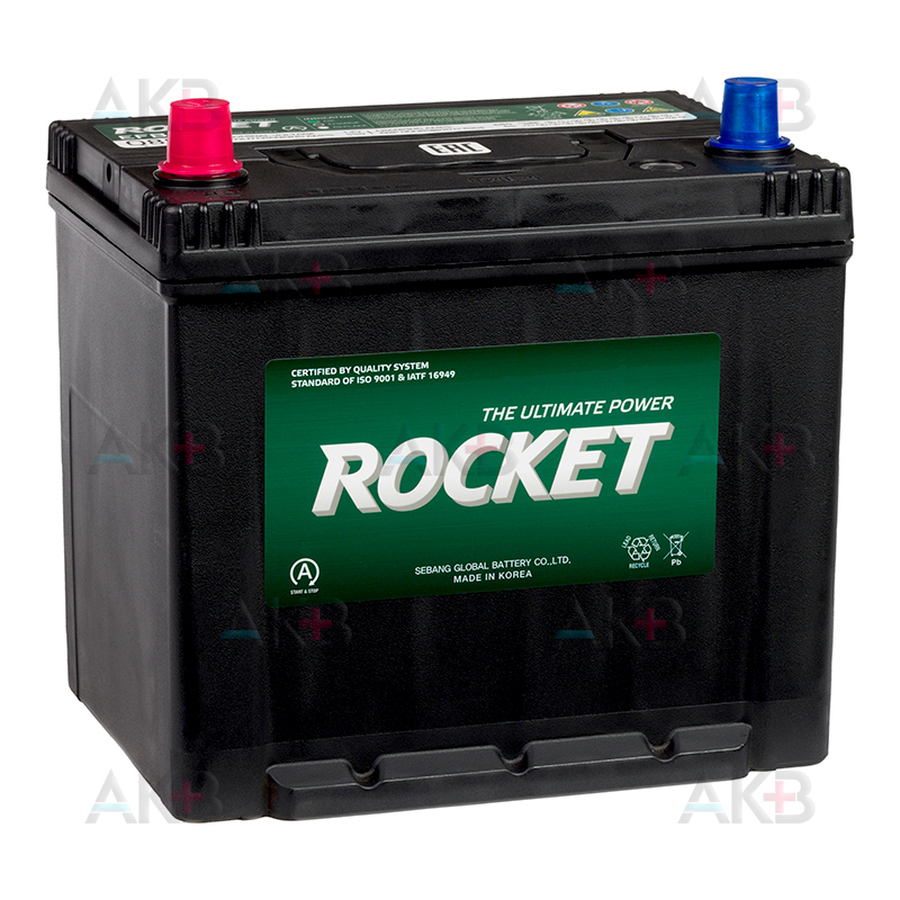 Автомобильный аккумулятор Rocket EFB Q85R 65Ah 680A прям. пол. (232x175x225)