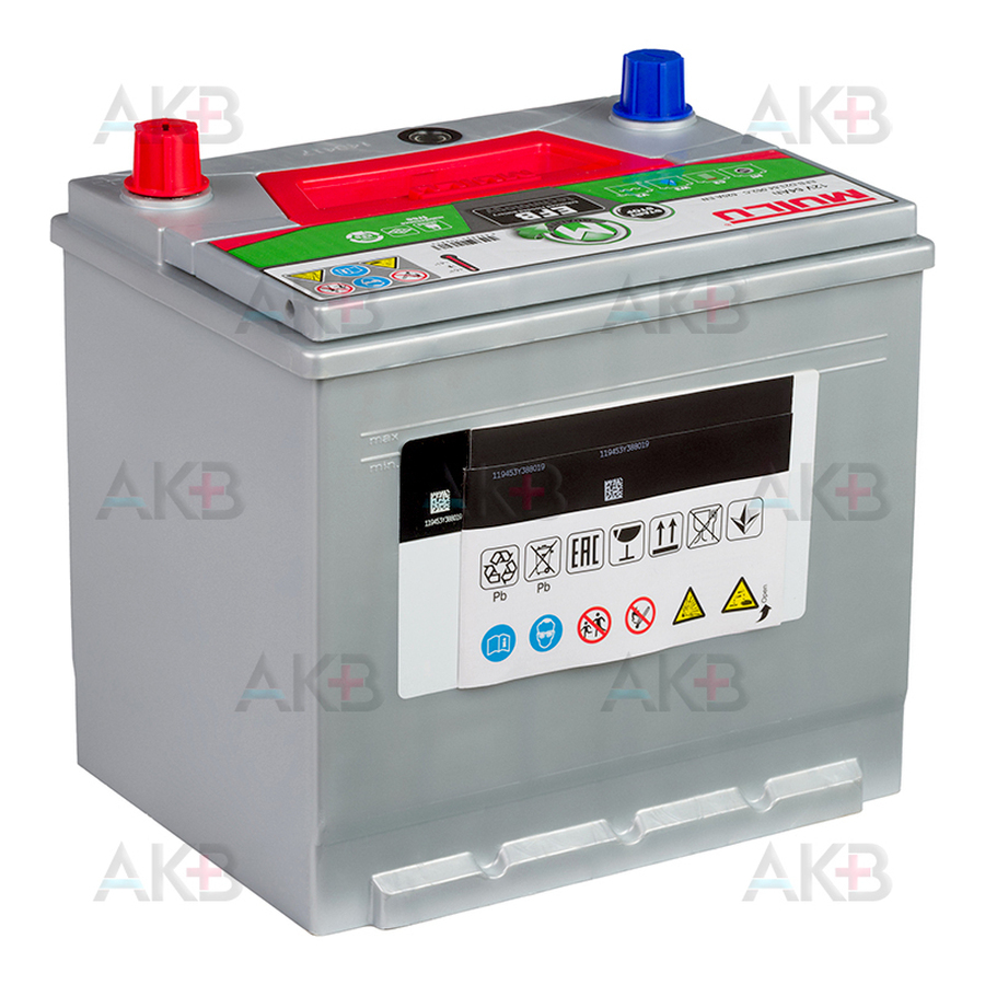 Автомобильный аккумулятор Mutlu EFB 64Ач 620А обр. пол. (232x173x225) D23.64.062.C