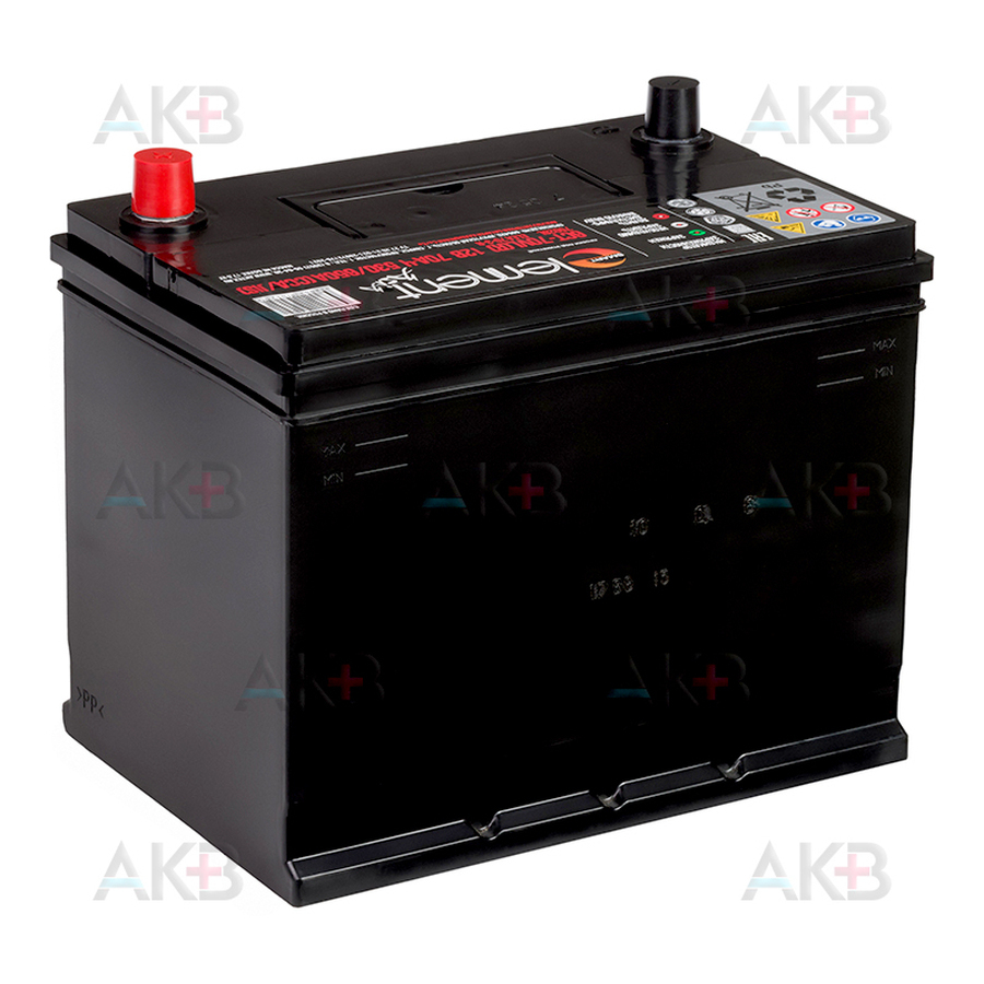 Автомобильный аккумулятор Smart Element 75D26L 70Ач 530A обр. пол. (260x175x225)