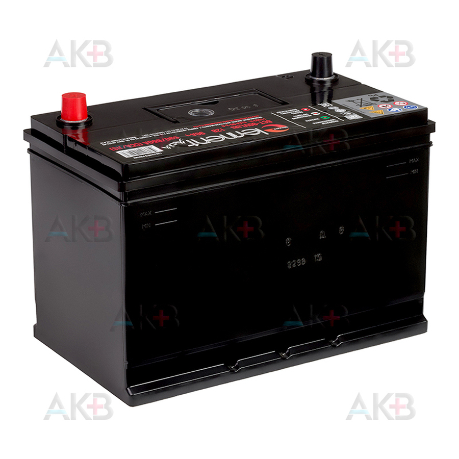 Автомобильный аккумулятор Smart Element 105D31L 90Ач 680A обр. пол. (300x175x225)