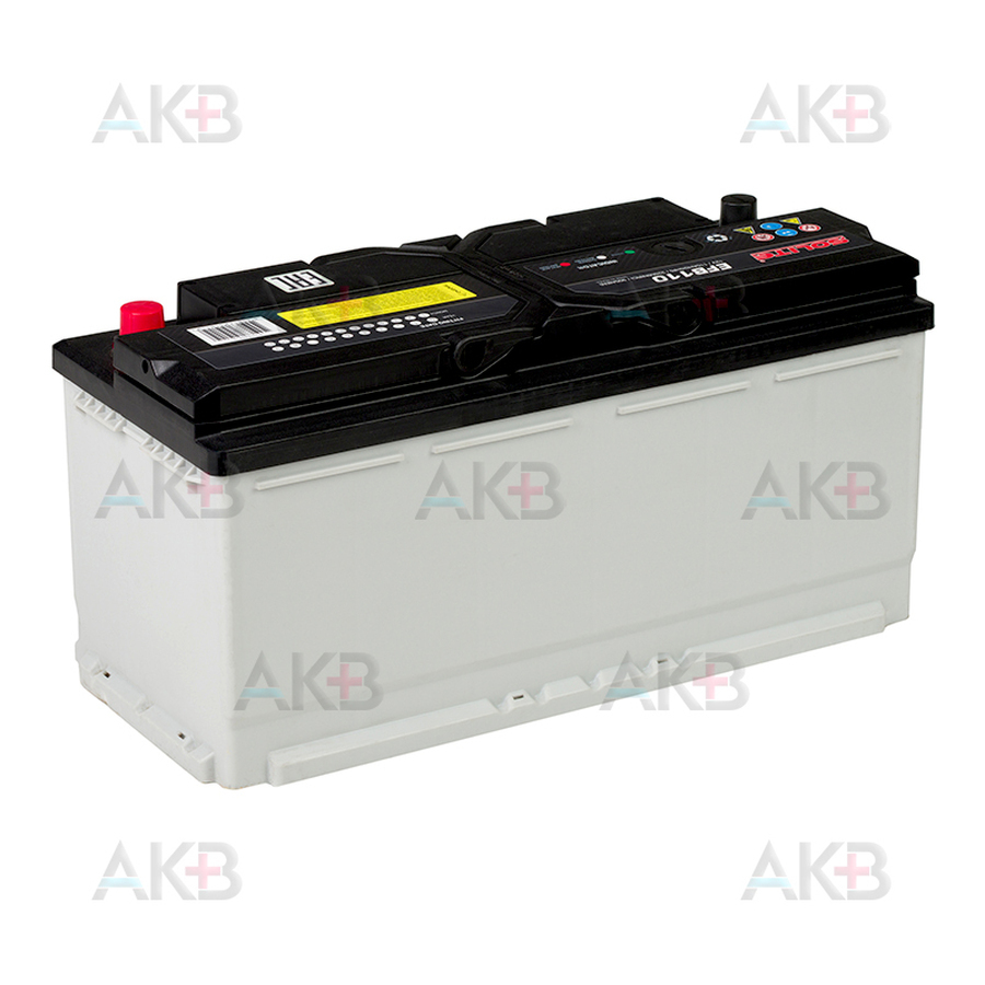 Автомобильный аккумулятор Solite EFB 110Ah 850A (393x175x190) о/п