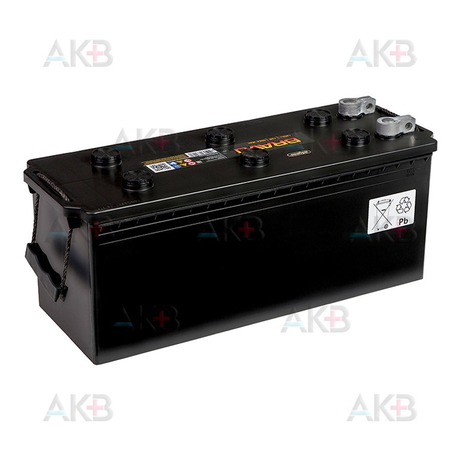 Автомобильный аккумулятор BRAVO 140Ач прям. пол. 900А (513x189x215)