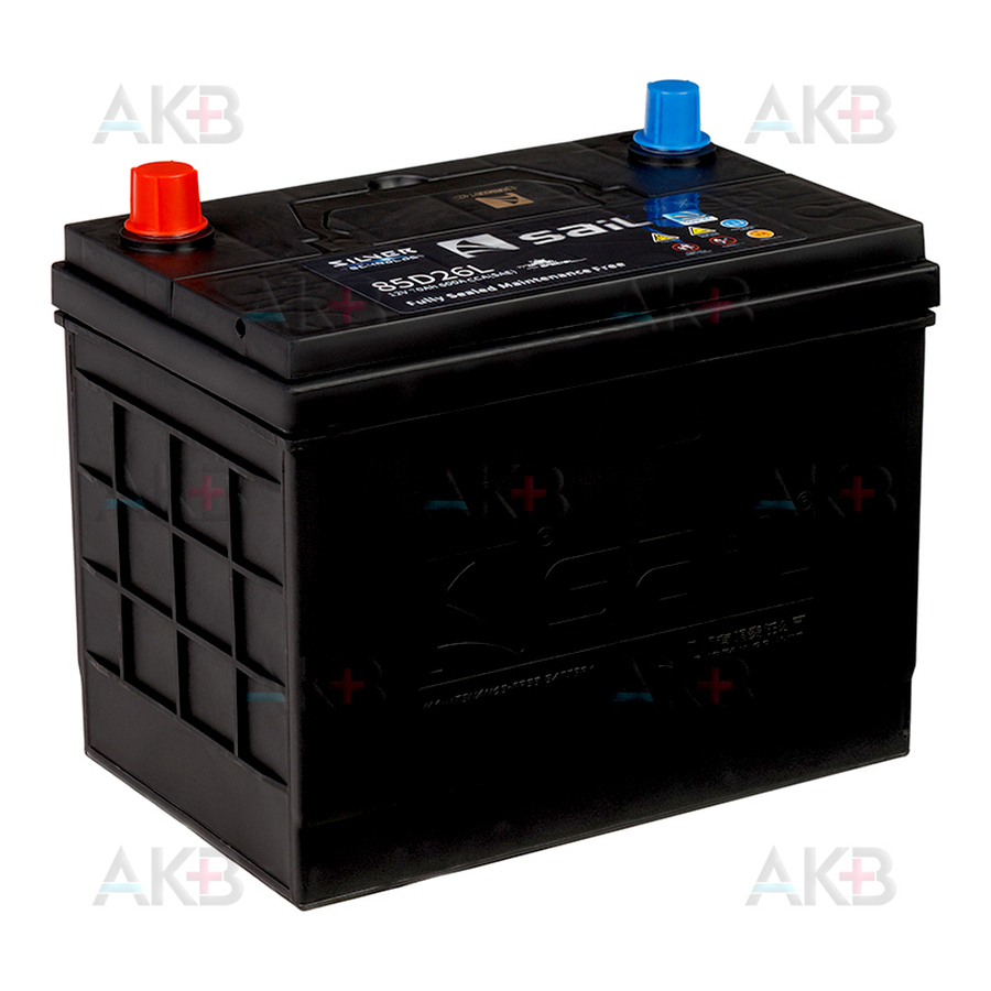 Автомобильный аккумулятор SAIL 85D26L 70 Ач 600A обр. пол. (260x173x225)