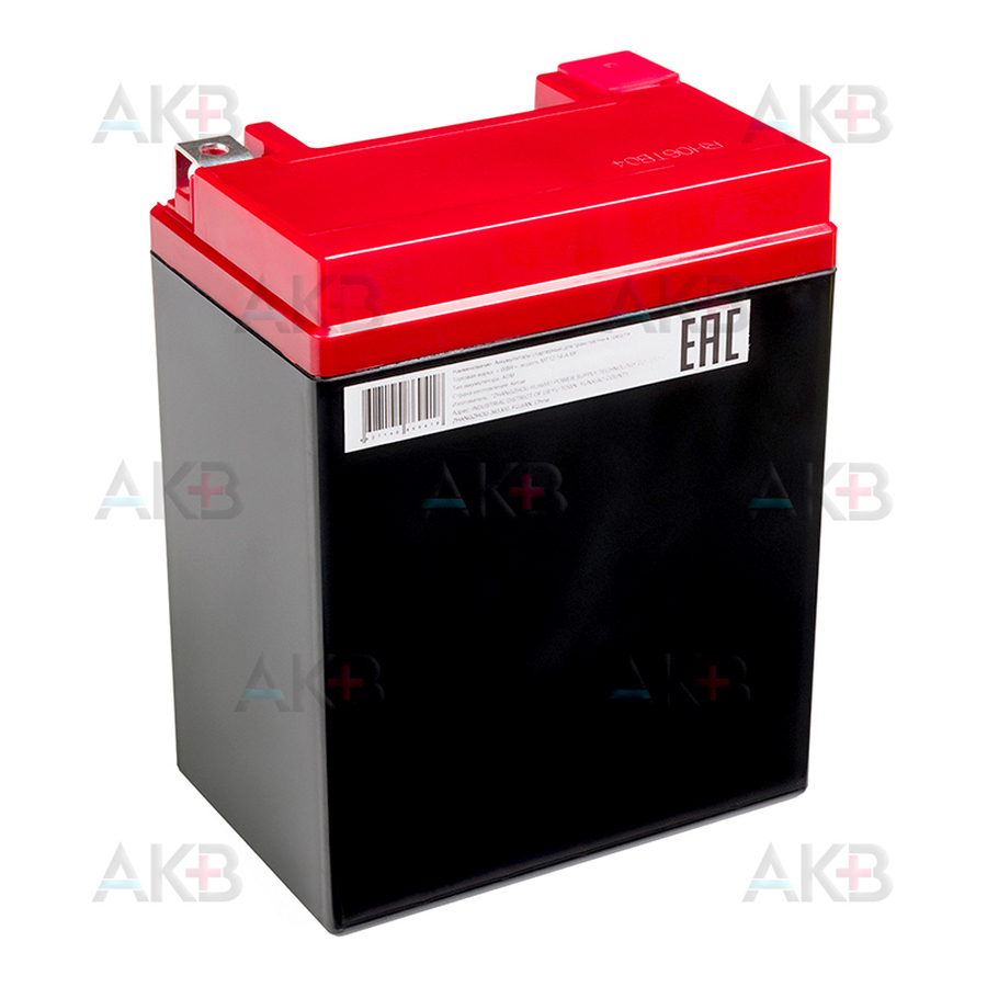 Мото аккумулятор WBR MT12-14-А MF AGM 14 Ач 210А прямая пол.(134x90x166) YB14-A2,YTX14AH-BS, YB12A-А