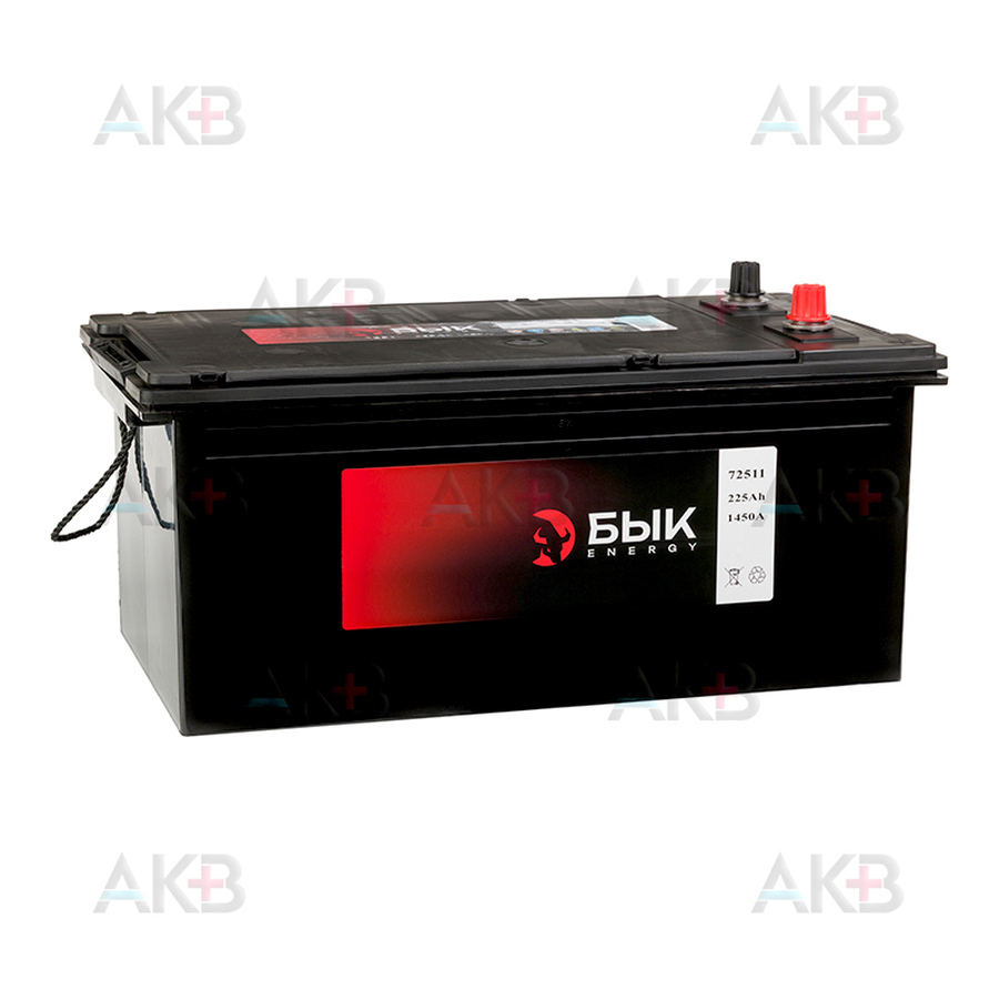 Автомобильный аккумулятор БЫК Energy 72511 225Ah 1450A обр. пол. (517х275х231)