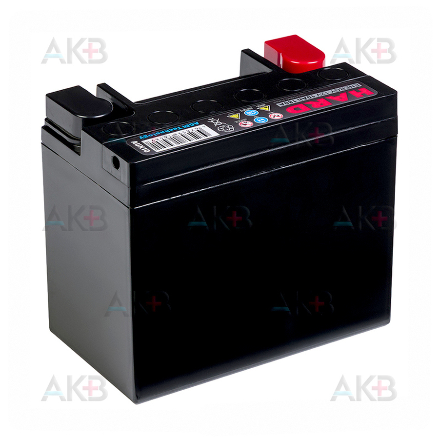 Автомобильный аккумулятор HARD AGM 10 Ач 180A прям. пол. AUX 10D (150x87x130) VOLVO