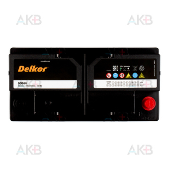 Автомобильный аккумулятор Delkor 60044 (100R 800A 354x175x190). Фото 1