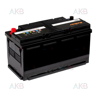 Автомобильный аккумулятор Delkor 60044 (100R 800A 354x175x190). Фото 2