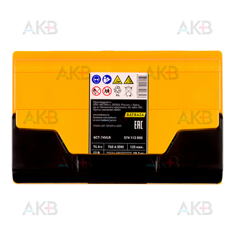 Автомобильный аккумулятор Forse 74R 760A (278x175x190). Фото 1