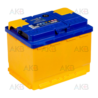 Автомобильный аккумулятор Аком 55 12V 55Ач 500A прям. пол. (242x175x190). Фото 2