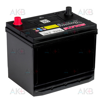 Автомобильный аккумулятор Solite 75D23L с бортиком (65R 550A 230x168x210). Фото 2