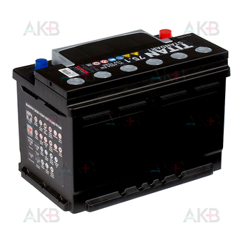 Автомобильный аккумулятор Titan Standart 75L 650A 278x175x190. Фото 2