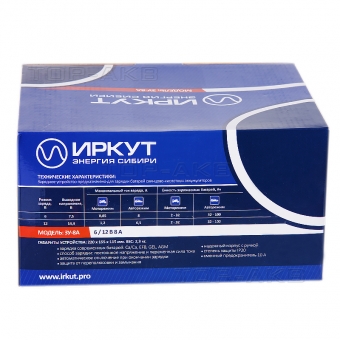 Зарядное устройство ИРКУТ ЗУ-8А (6-12V). Фото 2