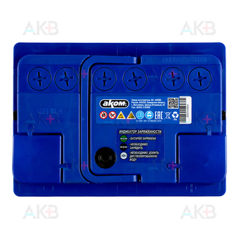 Автомобильный аккумулятор Аком + EFB 62Е 620А 12V 62Ач обр. (242x175x190). Фото 1