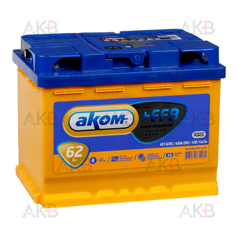 Аком + EFB 62 620А 62Ач прям пол. (242x175x190)