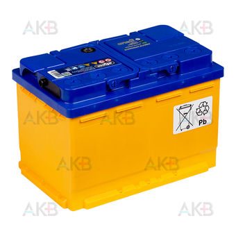 Автомобильный аккумулятор Аком + EFB 75 12V 75Ач 750A прям. пол. (278x175x190). Фото 2