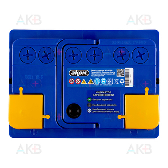 Автомобильный аккумулятор Аком 62 пр.п 560A (242x175x190). Фото 1