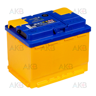 Автомобильный аккумулятор Аком 65Е 12V 65А 600A обр. пол. (242x175x190). Фото 2