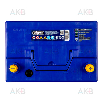 Автомобильный аккумулятор Аком Asia 75Е 12V 75Ач 630A обр. пол.(260x173x225) 85D26L. Фото 1