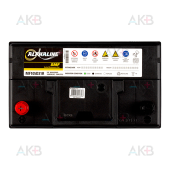 Автомобильный аккумулятор Alphaline Standard 105D31R 90L 750A 302x172x220. Фото 1