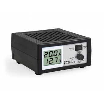 Зарядное устройство Вымпел 37 (автомат, 0-20А, 14,1/14,8/16В жк индикатор). Фото 1