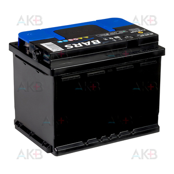 Автомобильный аккумулятор BARS 6СТ-62 АПЗ о.п. 62Ач 550A (242x175x190). Фото 1