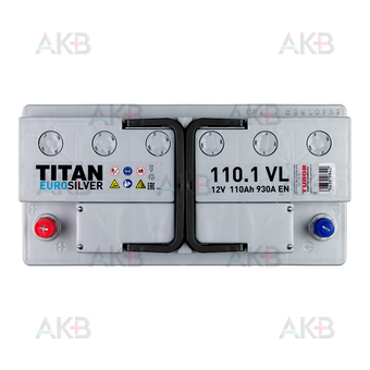 Автомобильный аккумулятор Titan Euro Silver 110L 930A 353x175x190. Фото 1