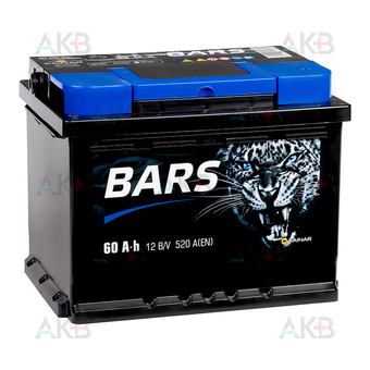 BARS 6СТ-60 АПЗ о.п. 60Ач 520A (242x175x190)