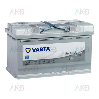 Varta Silver Dynamic AGM A6 (F21) 80R (Start-Stop) 800A 315x175x190