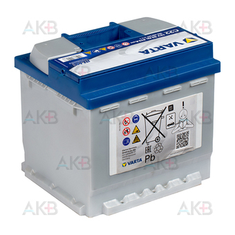 Автомобильный аккумулятор Varta Blue Dynamic C22 52R 470A 207x175x190. Фото 2