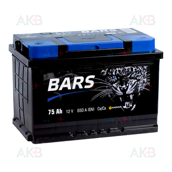 BARS 6СТ-75 АПЗ п.п. 75Ач 650A (278x175x190)