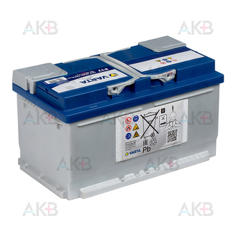 Автомобильный аккумулятор Varta Blue Dynamic F17 80R 740A 315x175x175. Фото 2