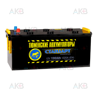 Tyumen Battery Standard 190 Ач прям. пол. 1320A (518x228x238)