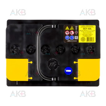 Автомобильный аккумулятор Tyumen Battery Standard 60 Ач прям. пол. 550A (242x175x190). Фото 1