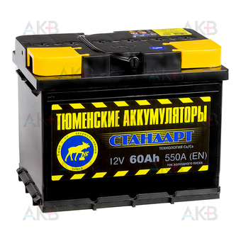 Tyumen Battery Standard 60 Ач прям. пол. 550A (242x175x190)