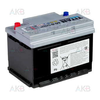 Автомобильный аккумулятор Titan Euro Silver 60R низкий 600A 242x175x175. Фото 2