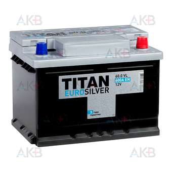 Titan Euro Silver 60R низкий 600A 242x175x175